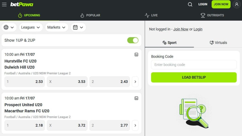 betpawa on mobile