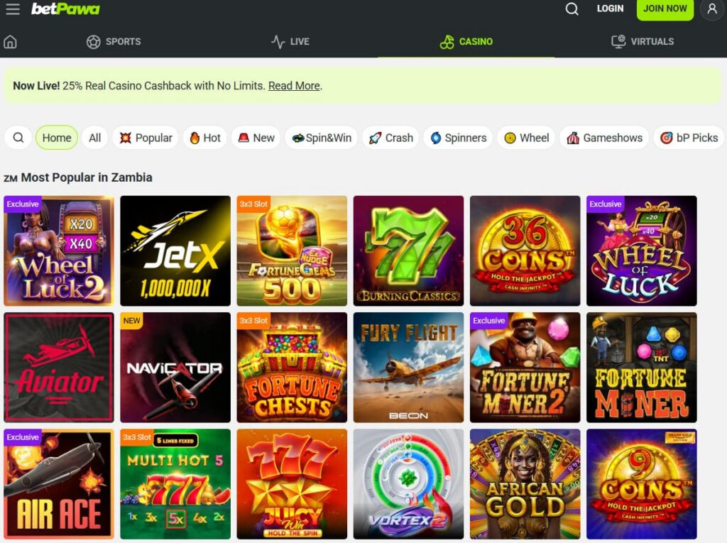 betpawa game