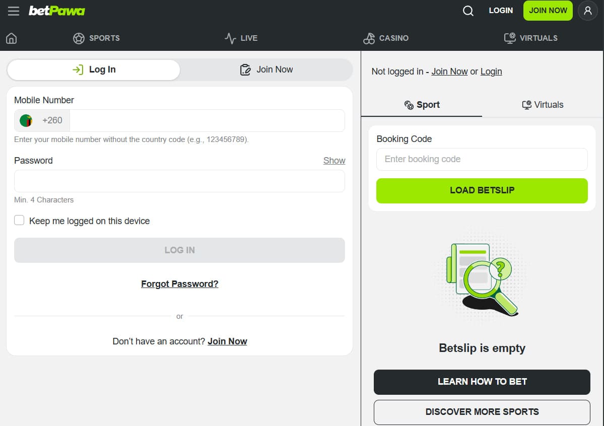 Login